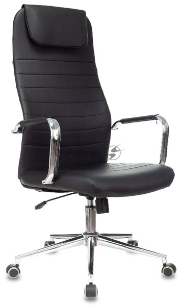 Кресло Бюрократ Chair Brt KB-9N/ECO/BLACK черный, экокожа