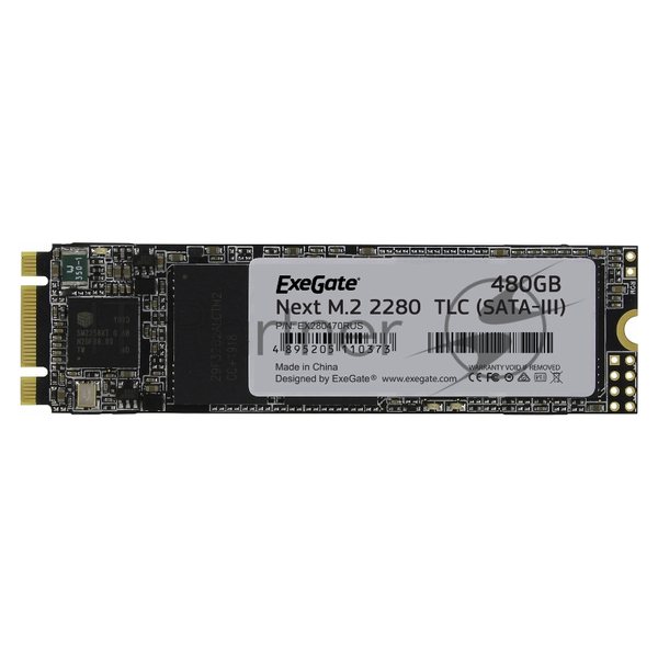 Накопитель SSD ExeGate Next A2000TS480, 480Gb, M.2 2280, SATA III, R/W 563/497