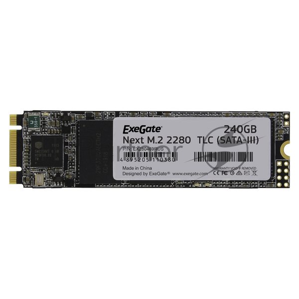 Накопитель SSD ExeGate Next A2000TS240, 240Gb, SATA III, M.2 2280, R/W 558/490