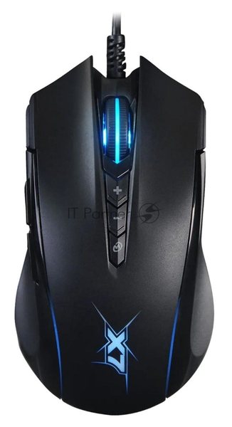 Мышь проводная A4Tech X89 черный, 2400 dpi, USB, кнопки - 8