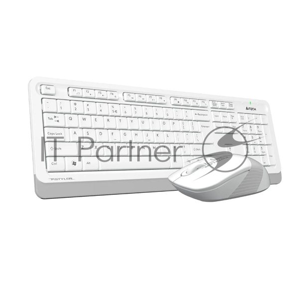 Комплект клавиатура+мышь A4Tech FStyler FG1010 беспроводной, USB, 2000 DPI, белый/серый
