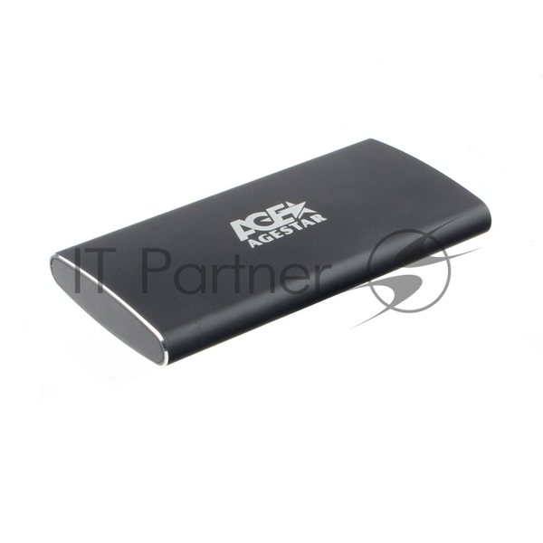 Внешний корпус mSATA AgeStar 3UBMS2 черный, алюминий, черный USB 3.0