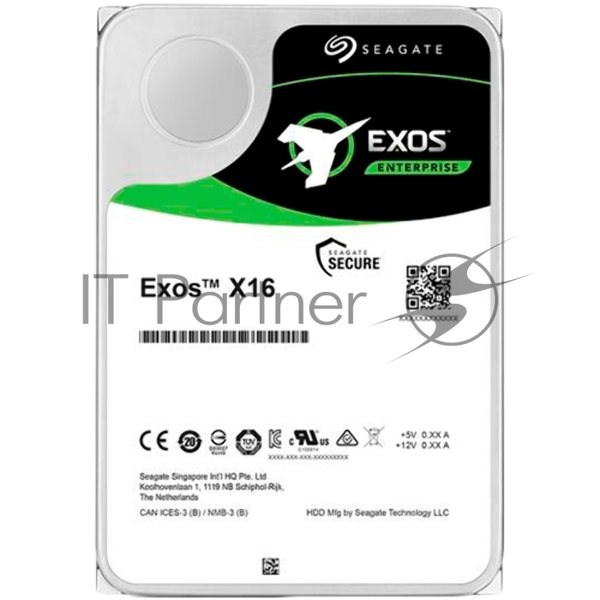 Жесткий диск SEAGATE SATA 14TB 7200RPM 6GB/S 256MB ST14000NM001G