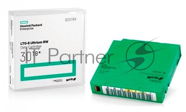Картриджи HPE LTO-8 30Tb RW Non Cust Lbl 20 Crtg