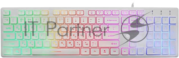 Клавиатура Oklick 550ML проводная, USB Type-A, белый