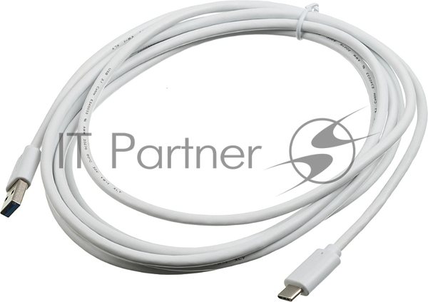 Кабель Buro BHP USB-TPC-3W USB 3.0 A(m) USB Type-C (m) 3м белый
