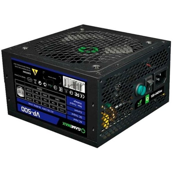 Блок питания GameMax VP-500 80 PLUS ATX 500W, Ultra quiet