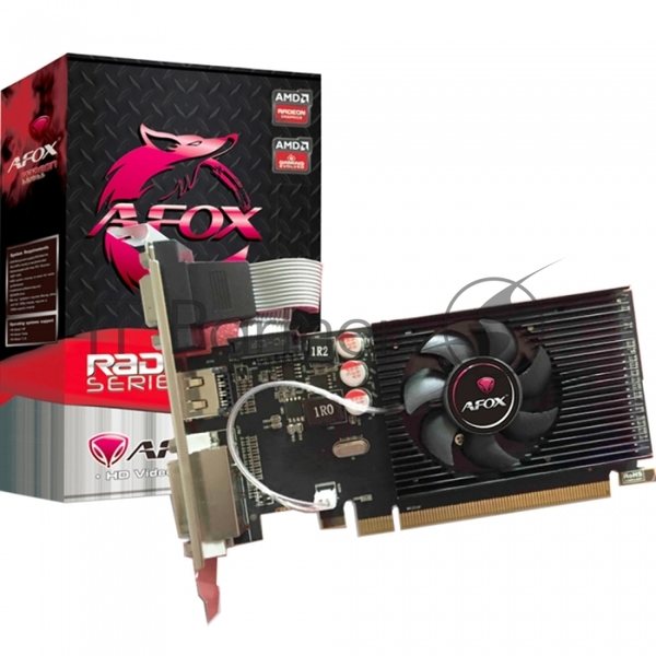 Видеокарта AFOX R5 230 2Gb DDR3 64Bit, LP Single Fan AFR5230-2048D3L5