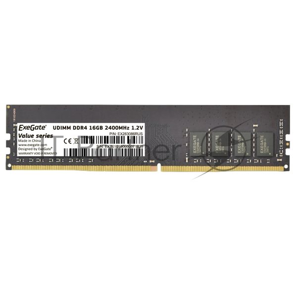 Оперативная память ExeGate, DDR4, 16GB (1x16 GB), 2400 MHz, CL17, DIMM, OEM