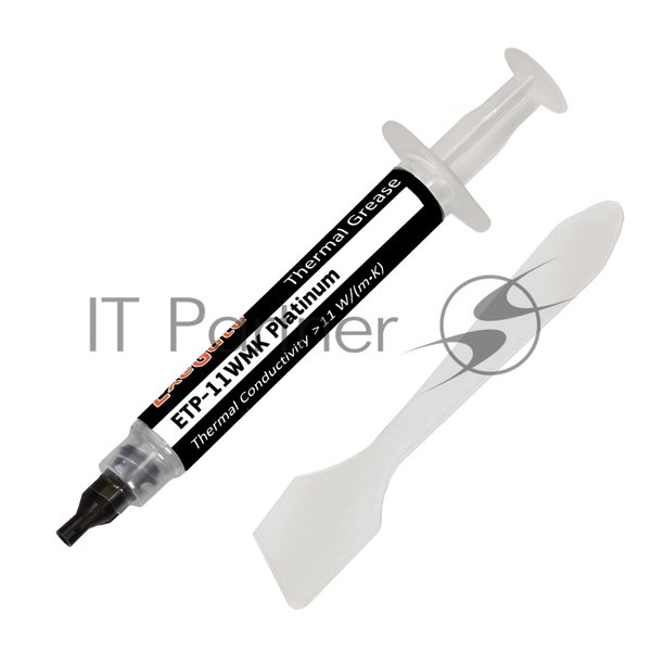 Термопаста ExeGate ETP-11WMK Platinum, шприц с лопаткой, 2г