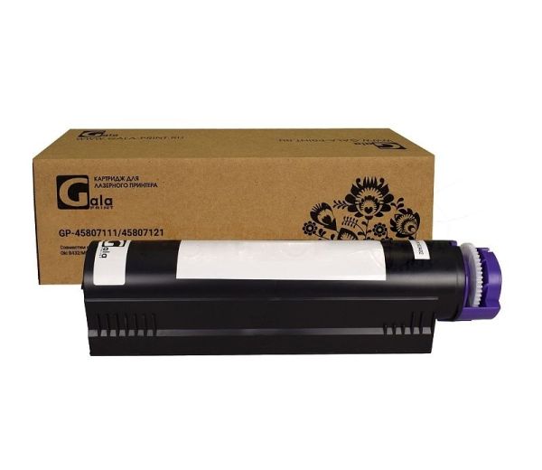Картридж GalaPrint GP-45807111/45807121 черный (12000 стр.) для Oki B432/MB492/B512/MB562