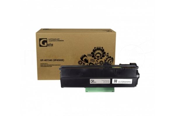Картридж GalaPrint GP-407340 (SP4500E) черный (6000 стр.) для Ricoh Aficio SP3600/SP3610/SP4510/SP4510DN/SP4510SF