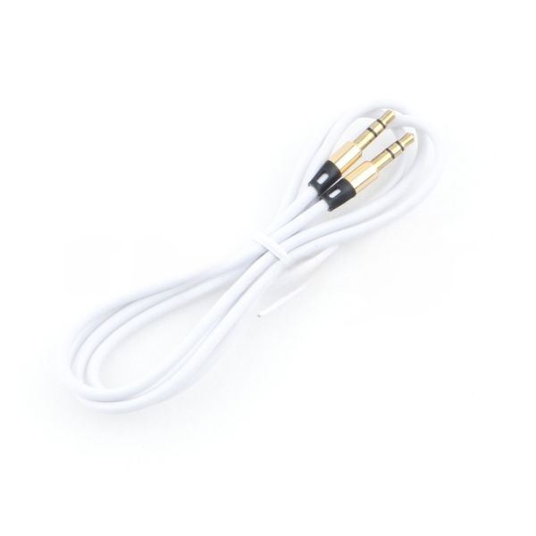 Кабель аудио Cablexpert CCAB-01-35MM-1MW, 3.5 Jack (M)/3.5 Jack (M), белый. 1м, блистер