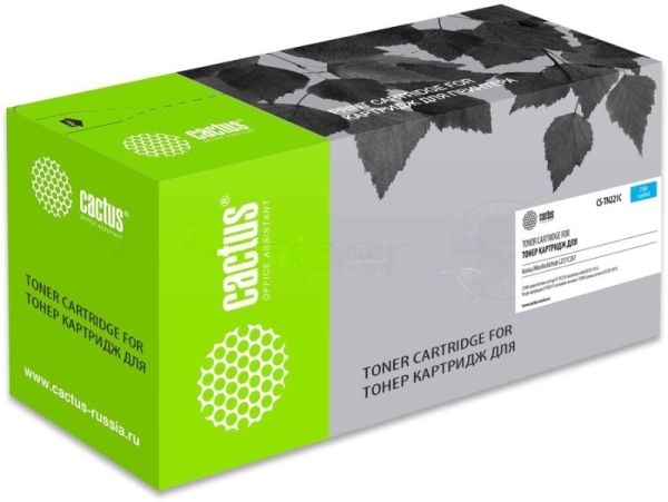 Картридж лазерный Cactus CS-TN221C голубой (21000 стр.) для Konica Minolta bizhub C227/C287