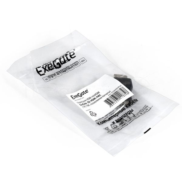 Переходник Exegate EX284924RUS HDMI-miniHDMI EX-HDMI-FMC (19F/19M, позолоченные контакты)
