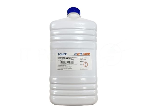 Тонер CET NF6C/NF6D голубой бутылка 514гр. (в компл.:девелопер) для принтера Konica Minolta Bizhub C224/284/364