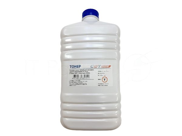 Тонер CET NF6Y/NF6D желтый бутылка 527гр. (в компл.:девелопер) для принтера Konica Minolta Bizhub C224/284/364