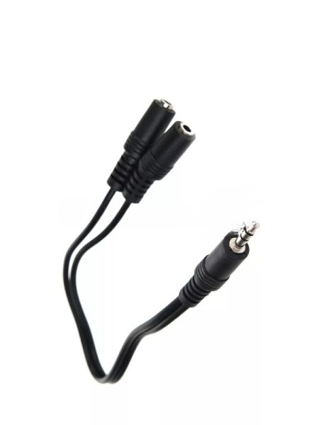 Кабель-адаптер 3.5ST(M)/2*3.5 ST(F), 0.2метра VCOM CV203