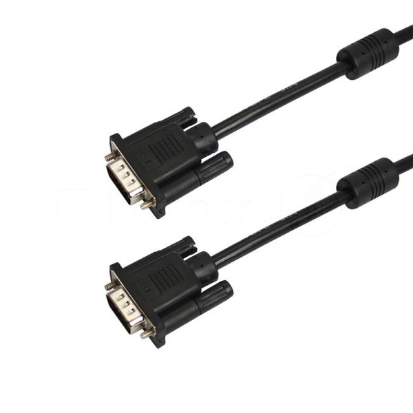 Шнур PROconnect VGA - VGA с ферритами, длина 1,8 метра, черный