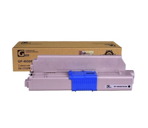 Картридж GalaPrint GP-46508736 черный (3000 стр) для Oki C332/MC363