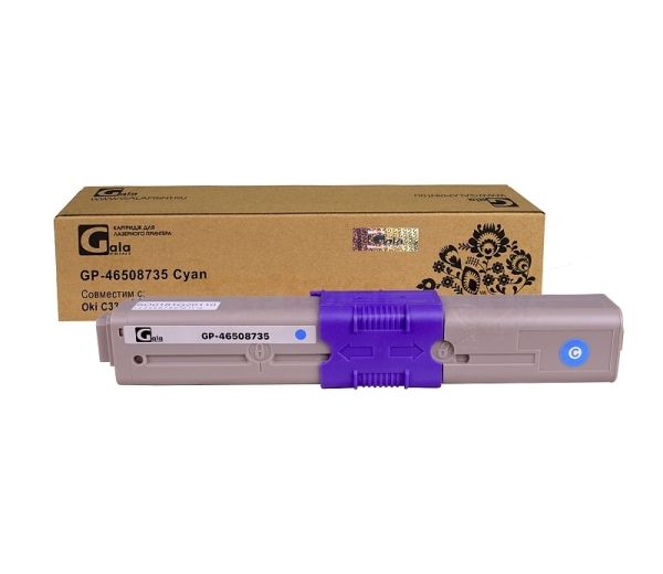 Картридж GalaPrint GP-46508735 голубой (3000 стр) для Oki C332/MC363