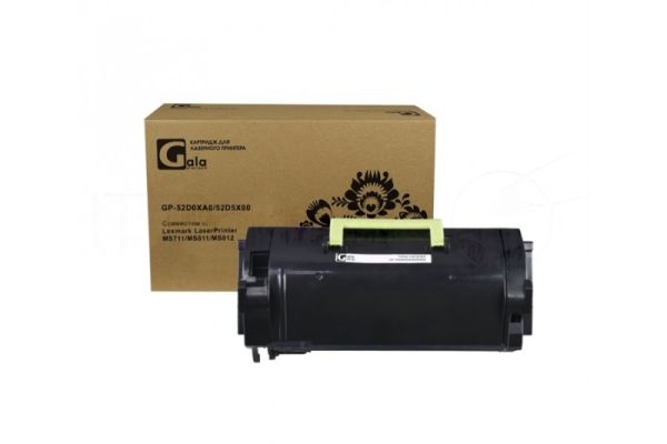 Картридж лазерный GalaPrint GP-52D0XA0/52D5X00 черный (45000 стр.) для Lexmark LaserPrinter MS711/MS811/MS812