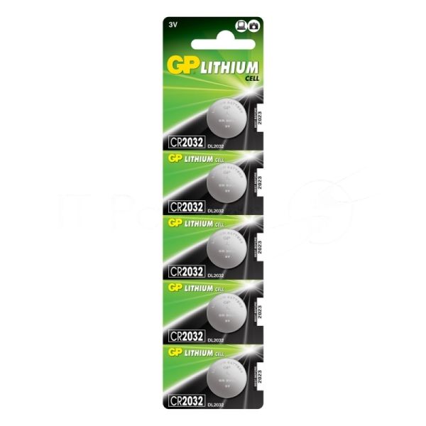 Элементы питания GP Lithium CR2032 (5шт)