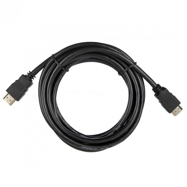 Кабель ACD-DHHM2-30B ACD-DHHM2-30B HDMI 2.0, Golden Plated,19m/19m, черный, 3м