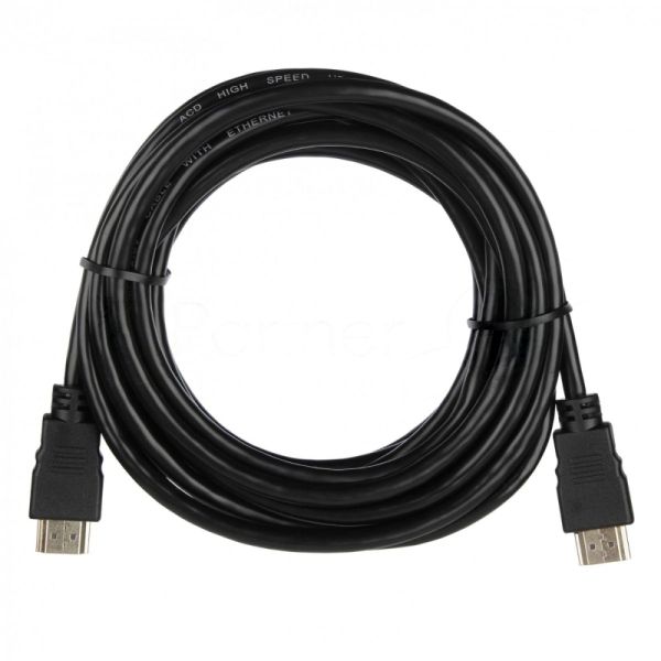 Кабель ACD-DHHM2-50B ACD-DHHM2-50B HDMI 2.0, Golden Plated,19m/19m, черный, 5м