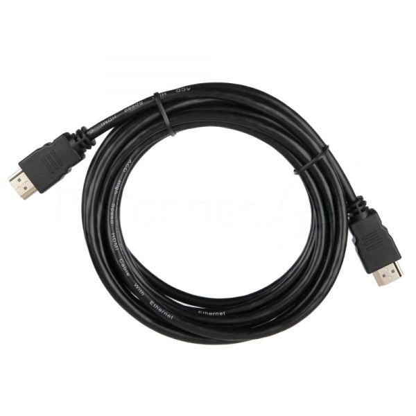 Кабель ACD-DHHM1-30B HDMI 1.4, Golden Plated,19m/19m, черный, 3м
