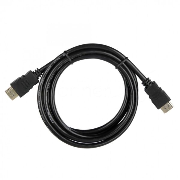 Кабель ACD-DHHM2-18B HDMI 2.0, Golden Plated,19m/19m, черный, 1.8м