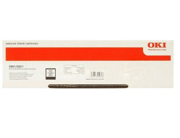 Картридж лазерный Oki C801/821 7К черный