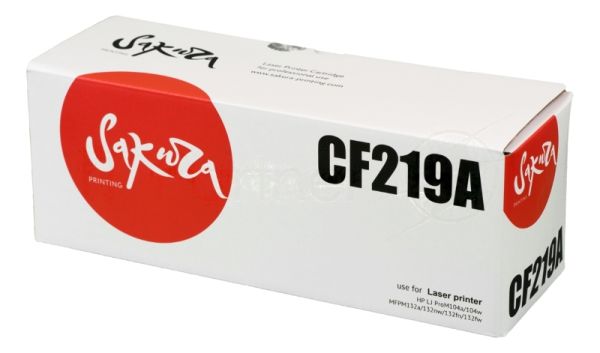 Фотобарабан Sakura CF219A для HP LJ Pro m104a/m104w/m132a/m132fn/m132fw/m132nw, 12 000 к
