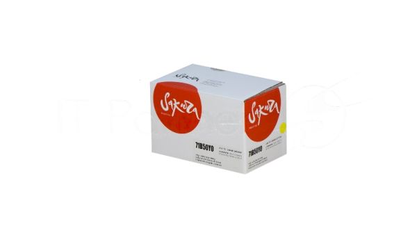 Картридж Sakura 71B50Y0 для Lexmark CS317dn/ CS417dn/ CS517de/ CX317dn/ CX417dn/ CX417de/ CX517de, желтый, 2300 к.
