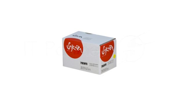 Картридж Sakura 71B5HY0 для Lexmark CS417dn/CS517de/CX417de/CX517de, желтый, 3500 к.