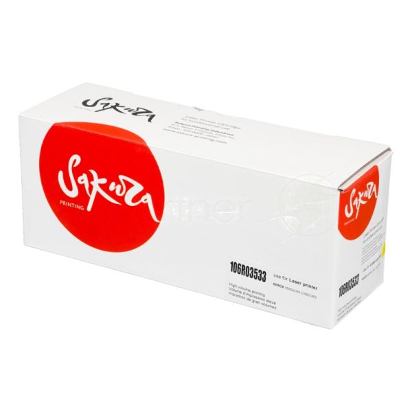 Картридж Sakura 106R03533 для Xerox Phaser VersaLink C400/C405, желтый, 8 000 к.