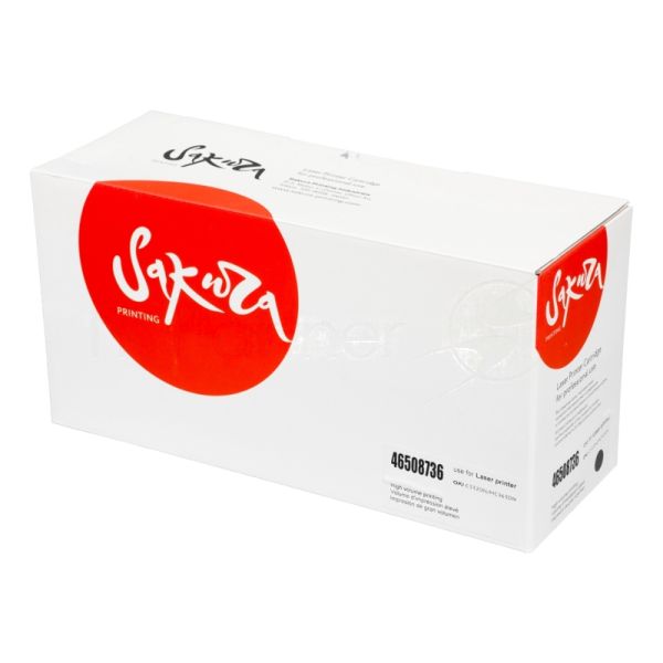 Картридж Sakura 46508736 для OKI C332/MC363, черный, 3 500 к.