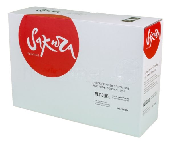 Картридж лазерный Sakura MLTD205L для Samsung ML-3310/3312/3710/3712ND SCX-4823/4833HD/5737/5637HR/5639/573, черный, 5000 к.