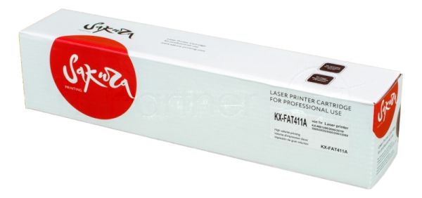 Картридж Sakura KXFAT411А для Panasonic KX-MB1900, KX-MB2000, KX-MB2020, KX-MB2030, KX-MB2051, KX-MB2061, черный, 2000 к.