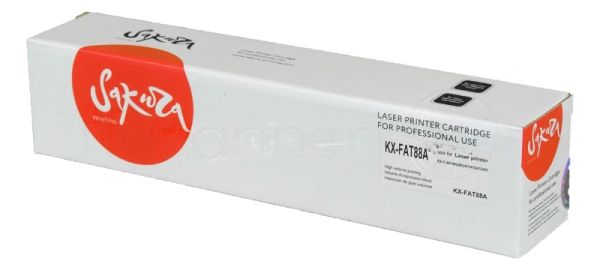 Картридж Sakura KXFAT88A для Panasonic KX-FL403/FL423/FLC413/FLC418, черный, 2000 к.