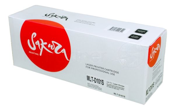 Картридж лазерный Sakura MLTD101S для Samsung ML-2160/65/67/68/SCX-3400/05/07, черный, 1500 к.