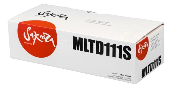 Картридж лазерный Sakura SAMLTD111S/SAMLTD111S-N для Samsung Xpress SL-M2020 2020W M2022 2022W M2070 2070W, черный, 1000 к.