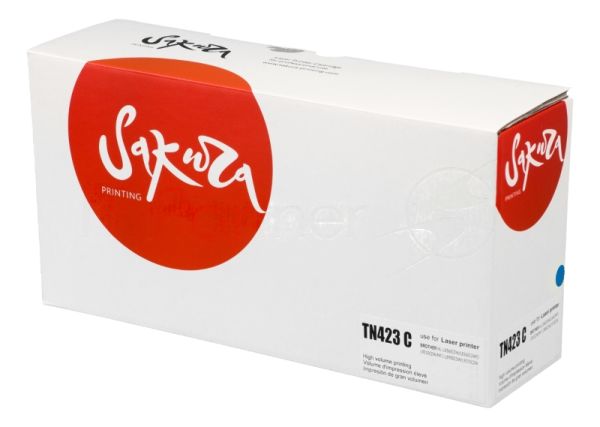 Картридж лазерный Sakura TN423C для Brother HL-8260, DCP-8400, MFC-8690, синий, 4 000к.