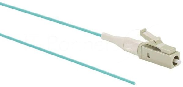 Пигтейл Panduit NetKey NKFPX1BN1NNM001 1x50/125 OM3 LC 1м LSZH аквамарин