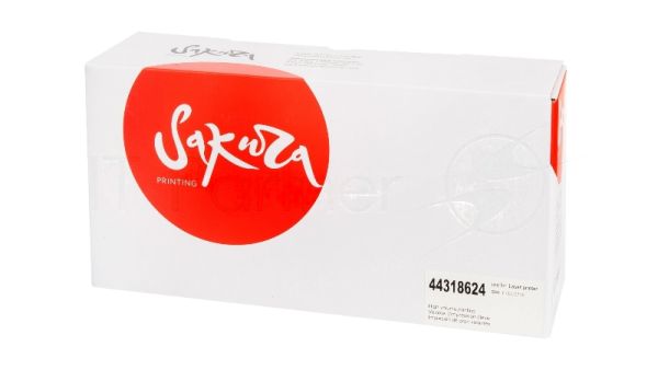 Картридж Sakura 44318624 для OKI C710, C711, черный, 11000 к.