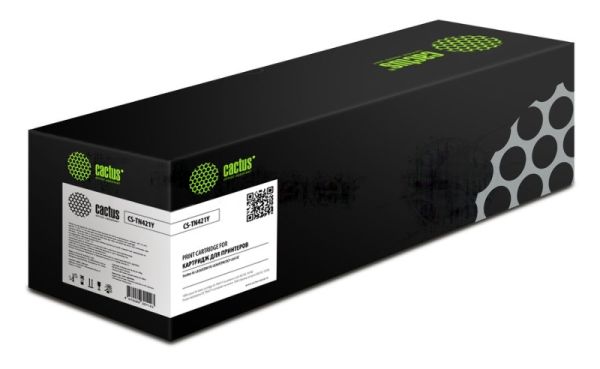 Картридж лазерный Cactus CS-TN421Y желтый (1800 стр.) для Brother HL-L8260CDW/HL-L8360CDW/DCP-L8410CDW/MFC-L8690CDW/MFC-L8900CDW
