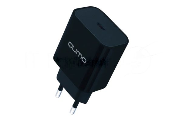Сетевое зарядное устройство Qumo Energy light (Charger 0050) PD 20W, 1USB Type-C, черный