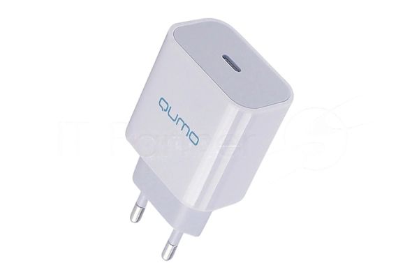 Сетевое зарядное устройство Qumo Energy light (Charger 0051) PD 20W, 1USB, Type-C, белый
