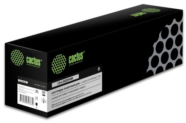 Картридж лазерный Cactus CS-LX62D5H00 62D5H00 черный (25000 стр.) для Lexmark MX710/MX711/MX810/MX811