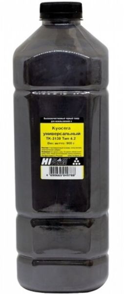 Тонер Hi-Black Универсальный для Kyocera TK-3130, Тип 4.2, Bk, 900 г, канистра
